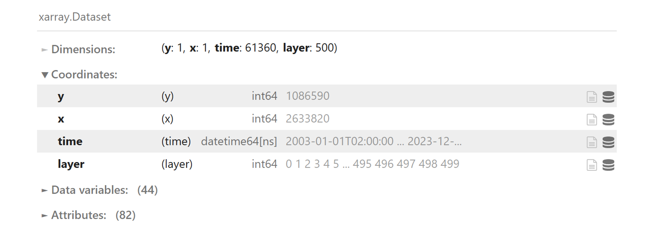 FRICOSIPY Output NetCDF File